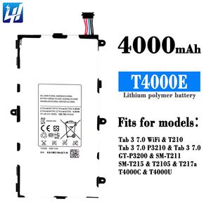 Originele Vervangende Li-Ion Polymeer Batterij T4000e Voor Samsung Galaxy Tablet <span class=keywords><strong>3</strong></span> 7.0 '210 T211 T215 P3200 Mobiele Telefoon Batterij - Product Image 6