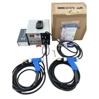 Soudeuse à décharge de condensateur portative pour le fixation de goujons d'isolation CVC, machine à souder les goujons à tête cylindrique alimentée par batterie 12V