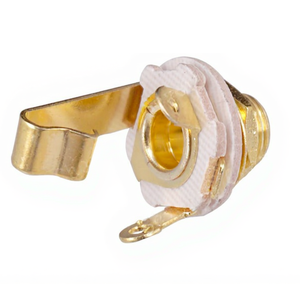 Prise <span class=keywords><strong>jack</strong></span> mono 1/4 pouce (6,35 mm) en laiton pour guitare et basse, prise d'entrée/sortie Switchcraft pour instruments à cordes, pont métallique - Product Image 4