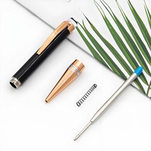 Bolígrafo de metal de lujo de gama alta, regalo de negocios, bolígrafo promocional con punta de cristal transparente, logotipo personalizado - Product Image 5
