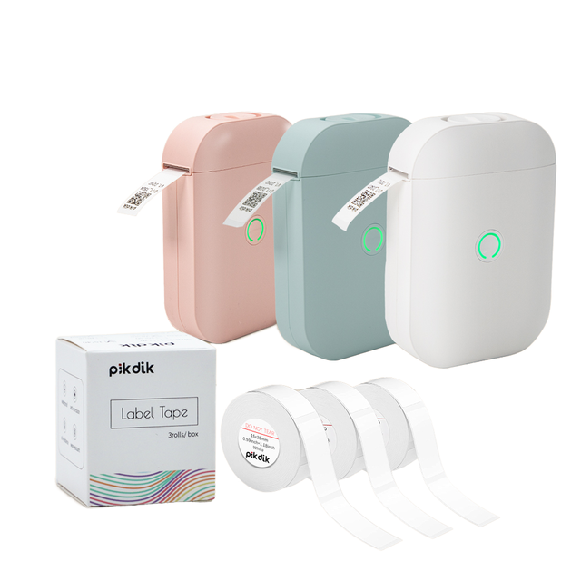 Portable 15mm Mini Thermal Label Printer for ESC/POS Android IOS Compatible 203dpi 1200mAh Battery in Stock