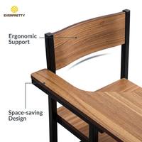 Chaise d'étudiant en bois robuste et moderne pour salle de formation, avec tablette d'écriture, vente en gros