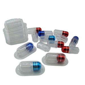 Venta al por mayor personalizado Mini plástico Rhino mejora Sexual píldora botellas de embalaje Mini suplemento Gel cápsula botellas contenedores - Product Image 1