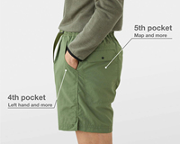 Shorts cargo d'été pour hommes de haute qualité, en nylon, personnalisés, à séchage rapide, légers, résistants aux déchirures, imperméables, décontractés, pour la randonnée
