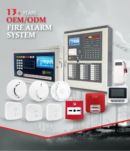 Panel Sistem Kontrol Alarm Kebakaran Addressable Kualitas Tinggi Lpcb Loop 1/2