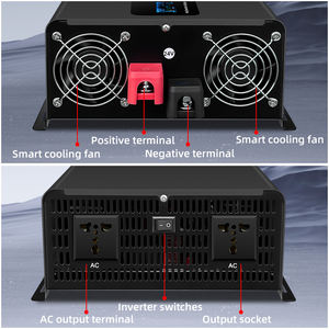 VACCOF <span class=keywords><strong>Convertisseur</strong></span> Pur <span class=keywords><strong>Sinus</strong></span> 24v 5000 w Onduleur de voiture DC <span class=keywords><strong>12v</strong></span> à <span class=keywords><strong>220v</strong></span> AC <span class=keywords><strong>Convertisseur</strong></span> 5000 Watt Onduleur à onde sinusoïdale pure 5000 w - Product Image 5