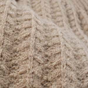 Gorro de Punto Cálido para Otoño e Invierno, Gorro de Lana Grueso de Color Neutro - Product Image 3