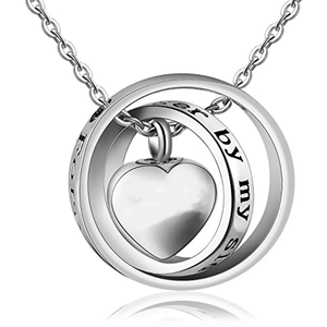 Para sempre em meu coração, não mais pelo meu lado Cremação Pet Urna Colar para Cinzas Pingente Jóias para <span class=keywords><strong>Dog</strong></span> Paw Print - Product Image 4