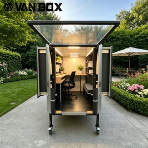 Module de bureau mobile pour <span class=keywords><strong>fourgons</strong></span> commerciaux, système d'espace de travail extensible pour les ingénieurs sur le terrain et les entrepreneurs - Product Image 2