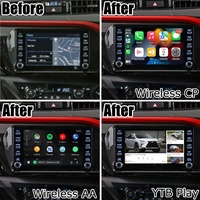 Caja de navegación de interfaz automática Android Carplay inalámbrica Android para Toyota Hilux RAV4 2018-2021 interfaz de video de Lsailt