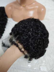 Letsfly 49$ Promotion HD Lace Chioma Short Cut Curly <b>Wigs</b> With Baby Hair 13x4 Lace Frontal 100% Human Hair Natural Wholesale120g - Product Image 2