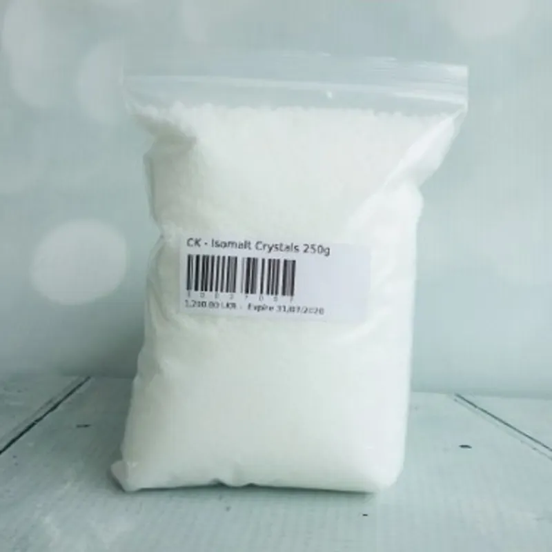 مواد تحلية السكر الأبيض ، مسحوق الإيزومالت