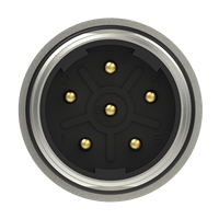 Connecteur circulaire 6 broches, connecteur d'alimentation circulaire, connecteur circulaire push-pull