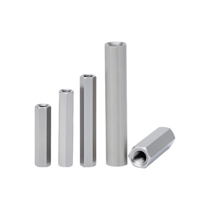 Écrous hexagonaux Bibo Yaente pour connexion de tiges filetées en acier au carbone - Écrous hexagonaux allongés en acier inoxydable M6 M12 - Product Image 2
