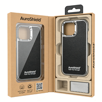 Boîte d'emballage pour téléphone portable écologique personnalisée, boîte d'emballage rigide en papier recyclable pour téléphone portable, pour la vente au détail des petites entreprises