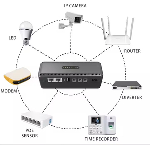 Produto Novo em Alta Venda 36W 20000mAH Mini DC <span class=keywords><strong>UPS</strong></span> <span class=keywords><strong>5v</strong></span> <span class=keywords><strong>9v</strong></span> <span class=keywords><strong>12v</strong></span> <span class=keywords><strong>24V</strong></span> com 3 Portas para Roteador Wifi Tempo de Funcionamento 15 Horas - Product Image 3