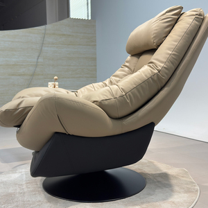 Fauteuil pivotant de qualité pour salon, mobilier de salon, fauteuil de relaxation moderne et luxueux, fauteuil rembourré pour la maison 9068, fauteuil pivotant pour salon - Product Image 2
