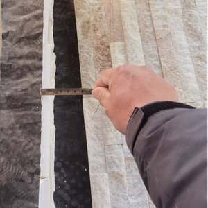 Revêtement mural en pierre empilée naturelle, économique et populaire, couleur blanc doré, pour la décoration extérieure des maisons - Product Image 6