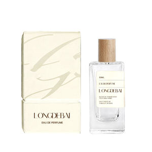 Thick Bottom Clear Glass <b>Perfume</b> <b>Bottle</b> <b>30ml</b> 50ml 100ml Natural Wooden Cap Empty <b>Perfume</b> Spray <b>Bottle</b> - Product Image 2