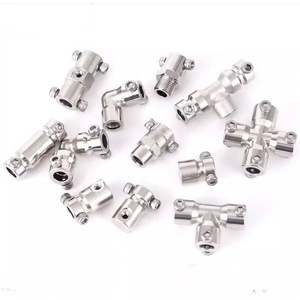 Connecteur rapide pour tuyau en acier inoxydable, type à vis 9,52 mm, pour raccord de tuyau d'irrigation de jardin, installation facile - Product Image 1