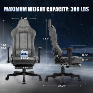 Chaise de jeu pivotante en tissu de haute qualité, réglable en 2D, chaise de jeu OEM élégante, dossier haut, chaise d'ordinateur pour le jeu et le bureau - Product Image 6