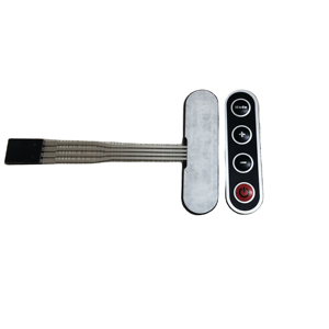 Bàn Phím Công Tắc Màng 4 Nút Dập Nổi Vật Liệu PET Mờ 0.13Mm Có Keo Dính - Product Image 1