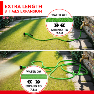 Leak-proof 100ft Expandable Watering Pipe Set High-pressure 1/4 3/4 Latex Lawn Watering Hoses & Reels - Product Image 5
