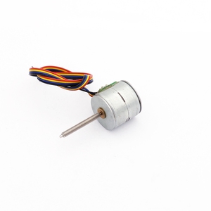 Moteur pas à pas à aimant permanent <span class=keywords><strong>QQ</strong></span> DC 12V SM20 20BY 2 phases 4 fils avec arbre de sortie à vis M3 pour serrures et suivi logistique - Product Image 2