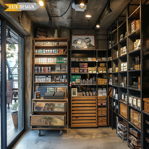 Fabricantes Suministro de tienda minorista de humo Led Stand Cigarrillo Tabaco Metal Display Rack Gabinete para la venta - Product Image 1