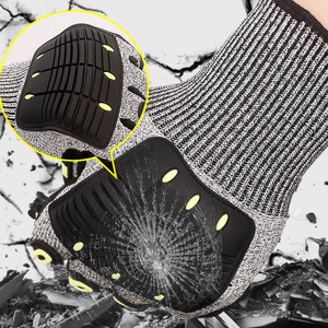 Guanti da lavoro termici meccanici antiurto e antivibrazioni, livello 5 di resistenza al taglio e alle perforazioni, per lavori invernali in climi freddi. - Product Image 1