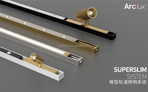 Arcllux 10MM Mini Super Slim perfil carril foco PWM DALI Casambi sintonizable CCT Cob pista magnética luz CE ROHS 48VDC aluminio - Product Image 5