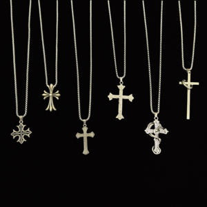 Venta al por mayor personalizado versátil Vintage Dragón en espiral Cruz collar Hip-Hop Street <span class=keywords><strong>para</strong></span> hombres <span class=keywords><strong>adolescentes</strong></span> regalo de joyería de moda Original - Product Image 6