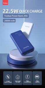 <span class=keywords><strong>YOOBAO</strong></span> แบตสำรองพกพา รุ่น 2DQ ความจุ 20000mAh ชาร์จเร็ว ขายดี - Product Image 5