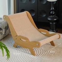 Grand fauteuil inclinable pour chat, griffoir, canapé pour chat, hamac pour animaux de compagnie, tapis de griffage en chanvre pour aiguiser les griffes, nid pour chat résistant aux griffures