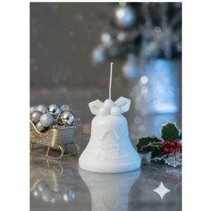 <b>Tall</b> Bell Christmas <b>Candle</b> for Elegant Holiday Dcor - Product Image 1
