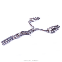 Échappement Catback en acier inoxydable haute performance REV pour Audi S8 D4 4.0T V8 2013-2017 avec soupape de commande