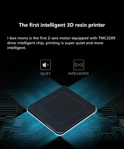 QIDI TECH i-box UV reçine 3D yazıcı 8.9 inç 4K LCD, 4.3 inç dokunmatik ekran, 192*120*200mm büyük yapı hacmi
