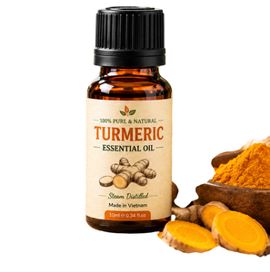 Aceite Esencial de Cúrcuma Vietnamita 100% Puro y Natural, Apto para Aromaterapia y Cuidado Personal - Product Image 1