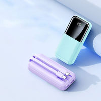 Kit de recharge sans batterie (boîtier + carte mère) 10000 mAh, batterie externe portable à charge rapide et chargeur mobile portable