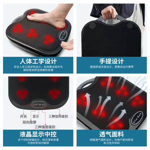 <span class=keywords><strong>Masseur</strong></span> de pieds <span class=keywords><strong>RENPHO</strong></span> avec chaleur, massage électrique Shiatsu des pieds et des jambes, fonction musicale pour pétrissage chaud - Product Image 5