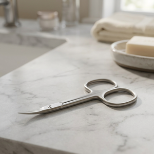 Custom Branding Sharp Stainless Steel 9cm Cuticle Scissors Long-Lasting Nail Care Nipper Tower Tip Manicure <b>Pedicure</b> <b>Set</b> Made - Product Image 3