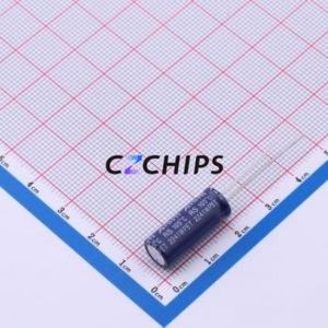 Condensador Electrolítico de Aluminio de Montaje Pasante ERS1CM102F20OT, Componente de Montaje Pasante (THT), D8xL20mm 1000uF 20% 16V 3.5mm - Product Image 2