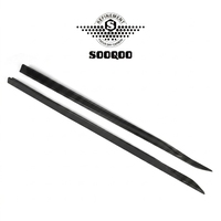 Faldones Laterales Estilo MP para BMW G60 BMW I5 M Sport, Fibra de Carbono Seca Preimpregnada en Autoclave, 2 Piezas, Juego de Moldes Metálicos Adhesivos