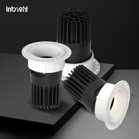Downlight LED réglable IP65 10W 20W 28W avec module COB remplaçable, spot encastré au plafond