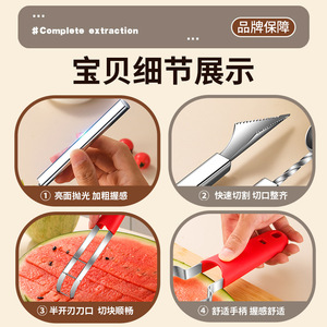 316 Stainless Steel Fruit Scooper Melon Baller Multi Function Tool For Fruit Vegetable Carving - Product Image 5