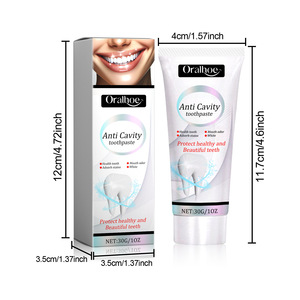 Portable 30g Whitening Anti-cavity Fresh Breath <b>Toothpaste</b> for Home Use - Product Image 5
