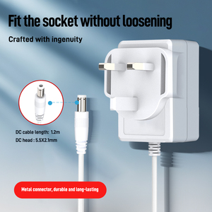 Adaptateur secteur 12V 1A AC/DC pour routeurs <span class=keywords><strong>TP</strong></span>-<span class=keywords><strong>Link</strong></span> et Huawei, prise UK, connexion par branchement, matériau PC, certifié CE, UKCA, ROHS - Product Image 3