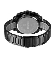 Skmei 1673 Montre de Mode en Acier Inoxydable Montre Homme Luxe Digitale et Analogique Pour Hommes