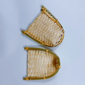 Panier de tri en bambou tressé, petit, miniature, portable, pour décoration, maison, bureau, art mural, accessoire de photographie - Product Image 3
