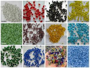 Petites perles de <span class=keywords><strong>verre</strong></span> rouges lisses <span class=keywords><strong>en</strong></span> cristal de 8mm pour la décoration et l'aquarium - Product Image 6